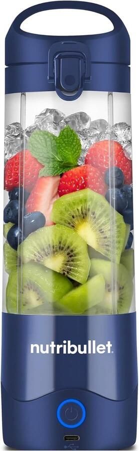 Lichtgewicht Draagbare Blender met USB-C Oplader 475ml BPA-vrij Multifunctionele Mini Blender