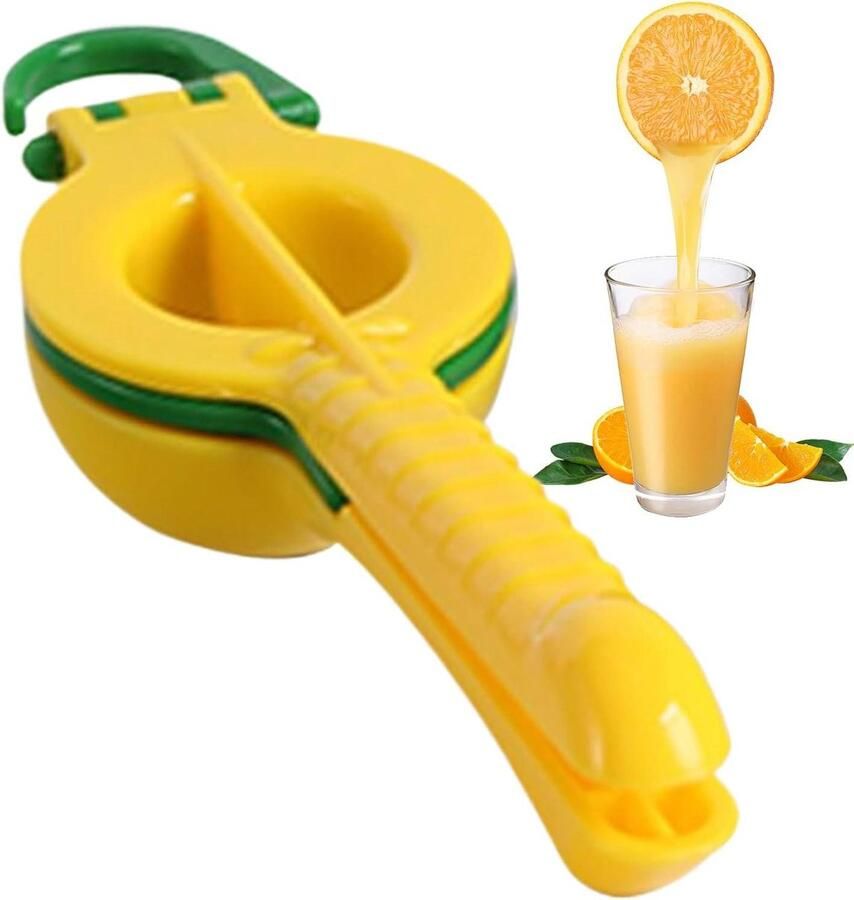 Limoenpers Citruspers Sap Bereiden Ergonomische Antislip Grip 28 cm Groen