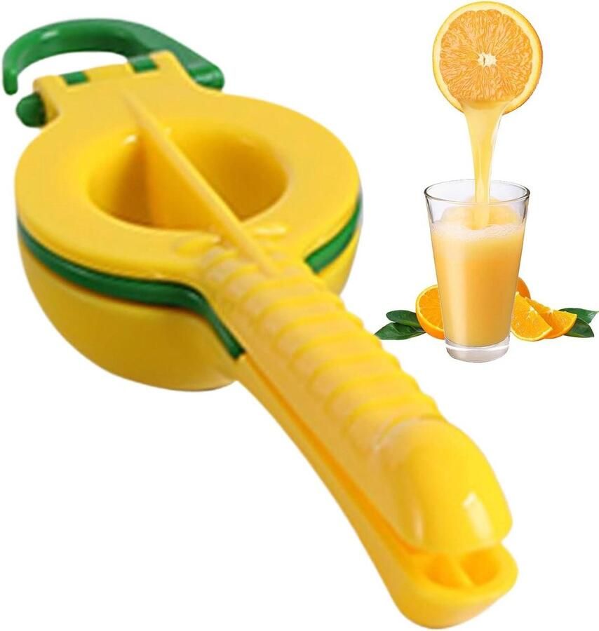 Limoenpers Handpers Vruchten Sap Extraheren Ergonomisch Antislip 28 cm Groen