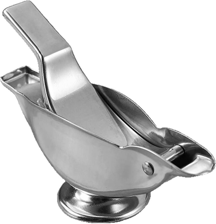 Limoenpers Vogel Citruspers Handmatig Sap Extraheren Ergonomisch Ontwerp 12 x 43 cm Zilver