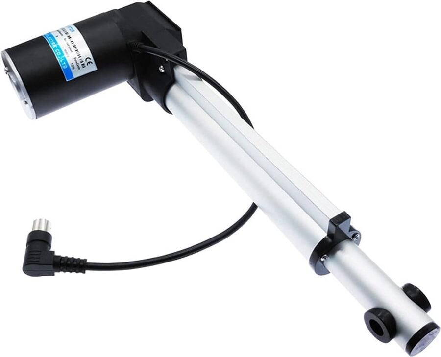 Lineaire Aandrijving Elektrische Piston Apparaten Verstellen Hoge Kracht Motor 200 mm Slag Zilver