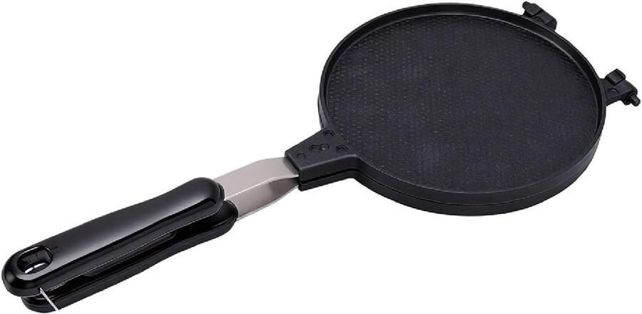 Loempia Maker Wafelkegel Maker Desserts Maken Antiaanbaklaag 38 x 17 cm Zilver
