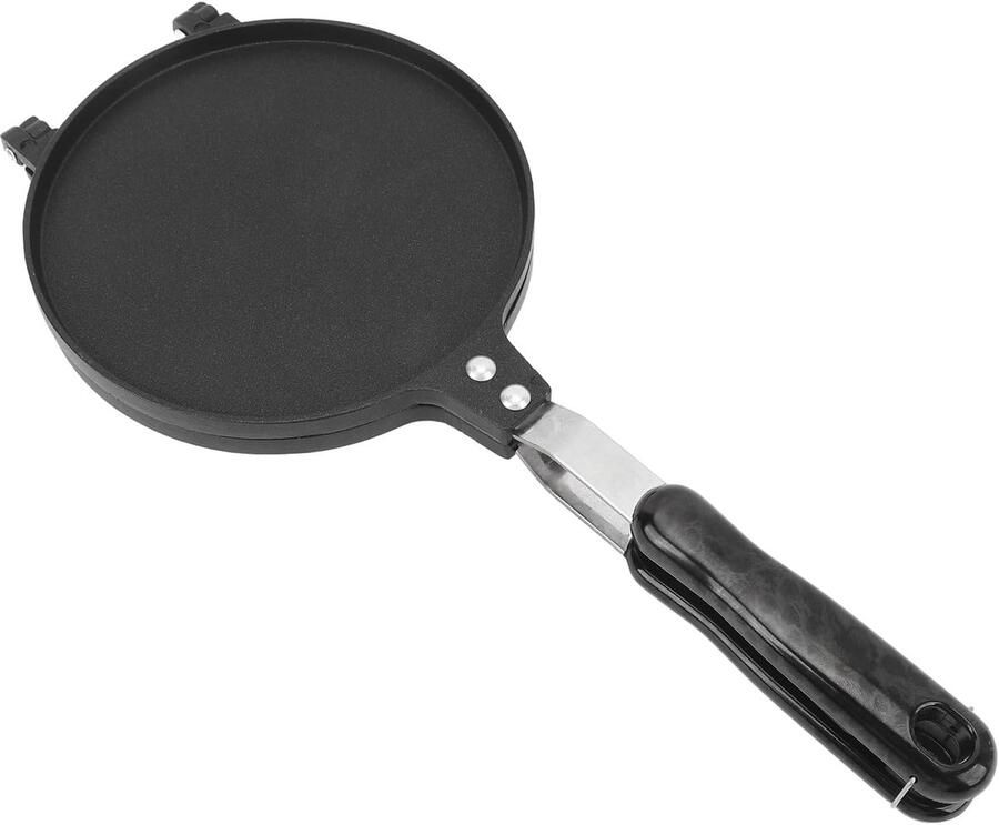 Loempia Pers Tortilla Pan Platte Broden Maken Dubbelzijdig Koken 17 cm Diameter Glanzend