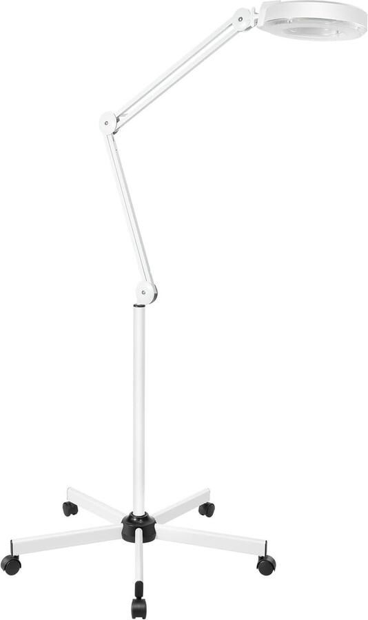 Loeplamp 8 stuks led-vergrootlamp rolstatief cosmetica werklamp cosmeticalamp voor knutselaars leeshulp vergrotingslamp