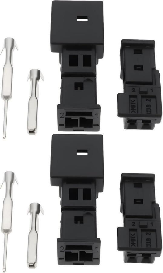 Lord of the Tools 2 paar MQS Crimp Sockets en Plugs 1-1718333-1 8373575 Compatibel met BMW