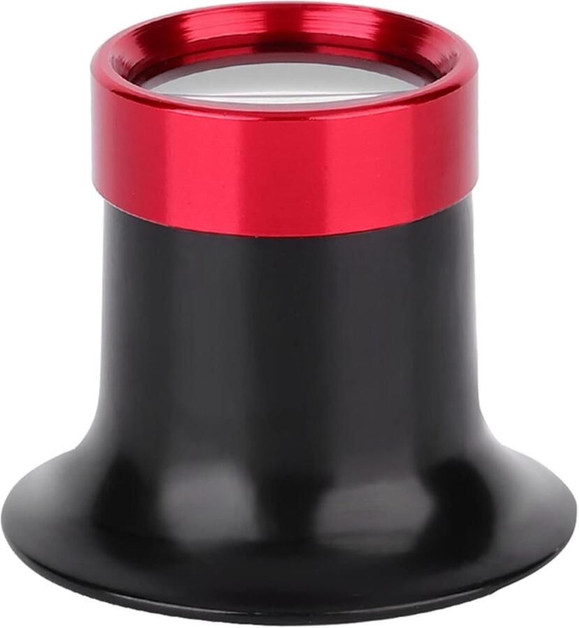 Loupe Vergrootglas 10X Aluminium Eye Loep Reparatie Tool Horlogemaker Loupe Horloge Vergrootglas voor Sieraden Gems Munten Diamanten
