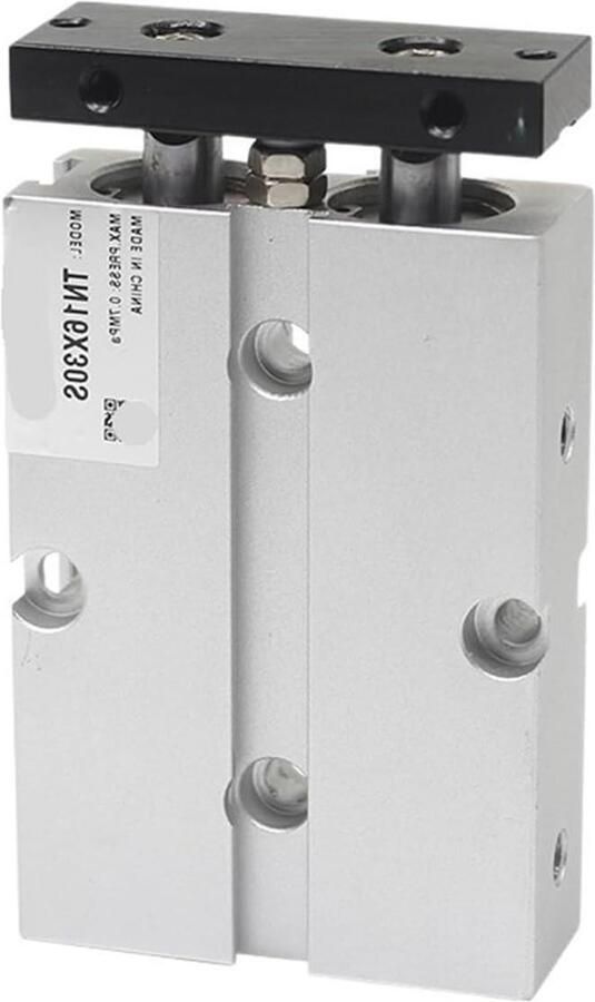 Lucht Cilinder Pneumatische Cilinder Automatische Beweging Dubbelwerkend 100mm Slag Zilver