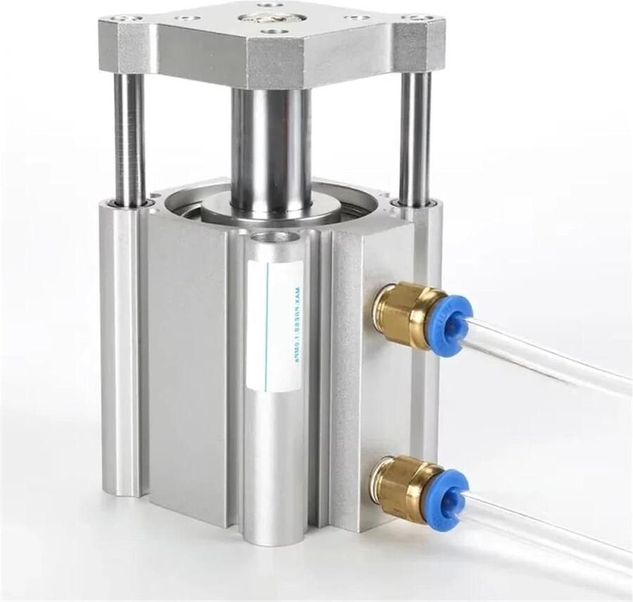 Lucht Cilinder Pneumatische Cilinder Industriële Automatisering Dubbelwerkende Gids 30mm Slag Zilverkleurig