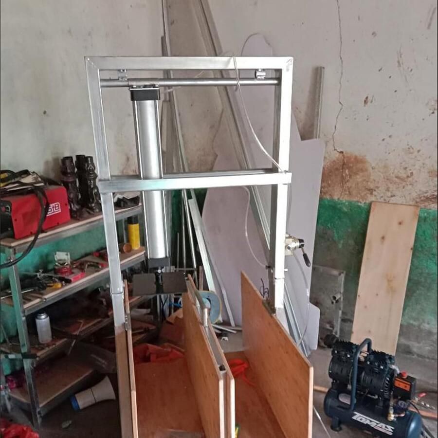 Luchtcilinder Dubbele Actie Pneumatische Cilinder Industriële Automatisering Verstelbare Buffer 40 mm Boring Aluminium