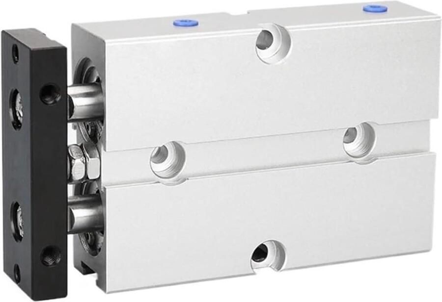Luchtcilinder Dubbele As Pneumatische Cilinder Industriële Automatisering Dubbele Actiemodus BORE 32 Aluminium