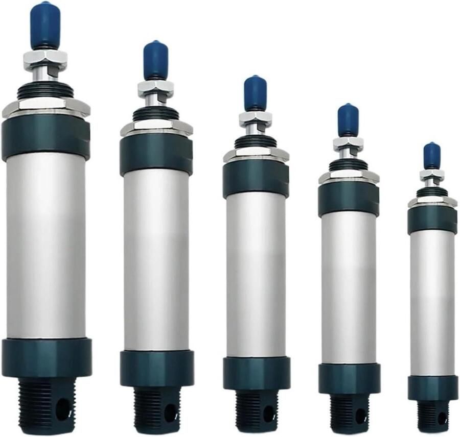 Luchtcilinder Dubbele Cilinder Industriële Automatisering Precisie Besturing 20mm Boring Metaal