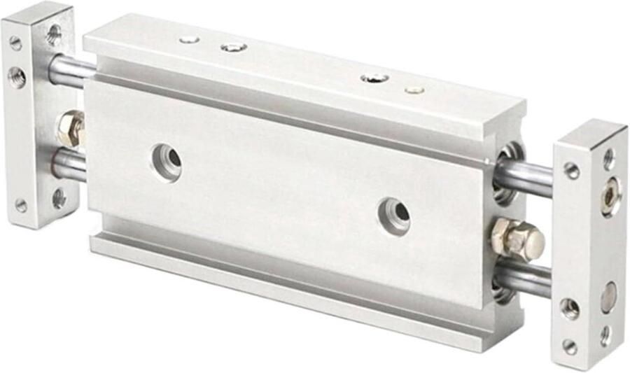 Luchtcilinder Dubbele Staaf Pneumatische Cilinder Industriële Automatisering Geïntegreerde Magneet 30 mm Slag Zilverkleurig