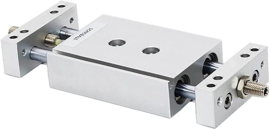 Luchtcilinder Dubbele Zuigerstang Pneumatische Cilinder Industriële Automatisering Verstelbare Hub Dubbele Schacht 10-25mm Binnendiameter