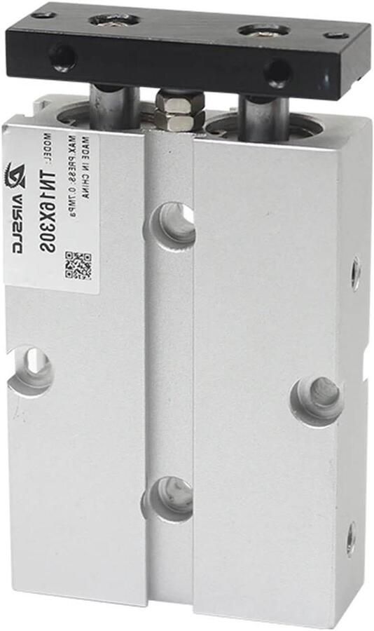 Luchtcilinder Dubbelwerkend Pneumatische Cilinder Industriële Automatisering Met Magnetische Positiesensor 100mm Slag Metaal