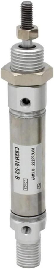 Luchtcilinder Mini Cilinder Industrieel Gebruik Dubbelwerkend Enkele Stang 125mm Slag Metaal