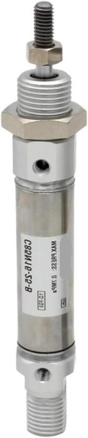 Luchtcilinder Mini Cilinder Industriële Automatisering Dubbelwerkend Enkele Stang 12mm Boring Metaal