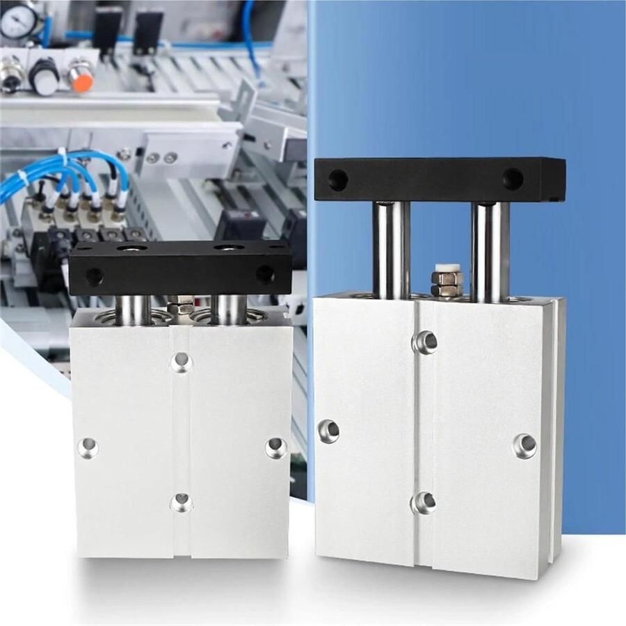 Luchtcilinder Pneumatische cilinder Automatiseren van beweging Twee-assige werking Boring 32mm null