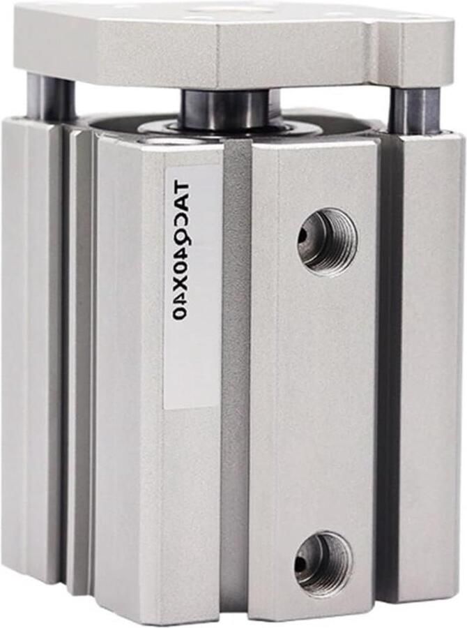 Luchtcilinder Pneumatische cilinder Industriële automatisering Drie-assige staaf Slag 100 mm Zilver