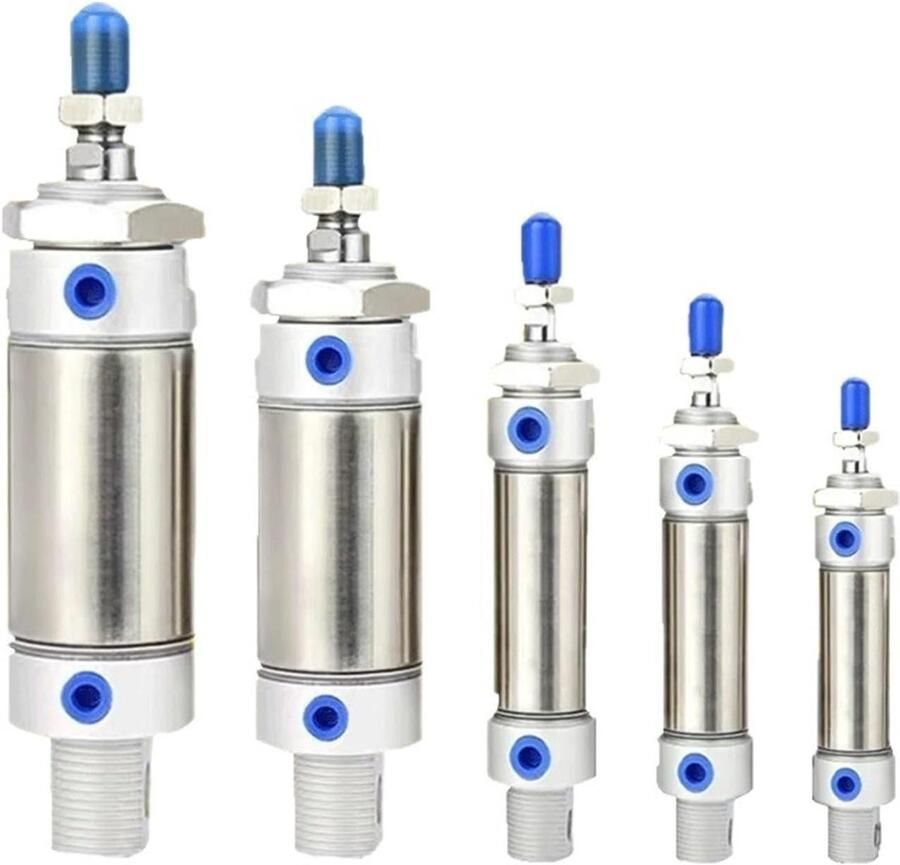 Luchtcilinder Pneumatische cilinder Industriële automatisering Dubbelwerkend ontwerp 400 mm slag RVS