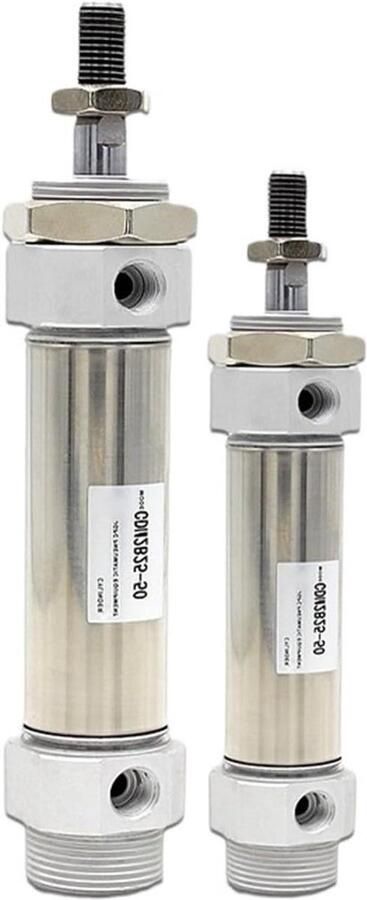 Luchtcilinder Pneumatische Cilinder Industriële Automatisering Dubbelwerkend 32mm Boring 100mm Slag Roestvrij Staal