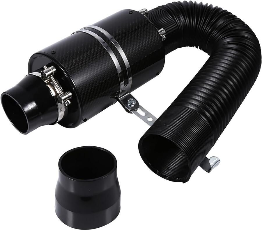 Luchtfilterinductie Set Universele Auto 3 Koolstofvezelfilter Auto Koude Luchtfilter Pijp Slang Kit Set voor de Meeste Auto's