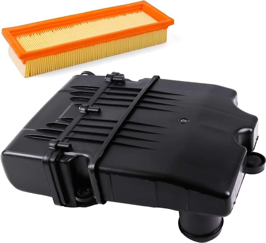 Luchtfilterkast luchtfilterbehuizing deksel afdekking + luchtfilter compatibel met Doblo Grande Punto Linea Punto Siena 1.4 51886106 51773400 51805044 51885352