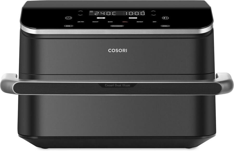 Luchtfriteuse 10 Liter 8-in-1 met Dubbele Mand 2x5L en Wifi Twee aparte programma's