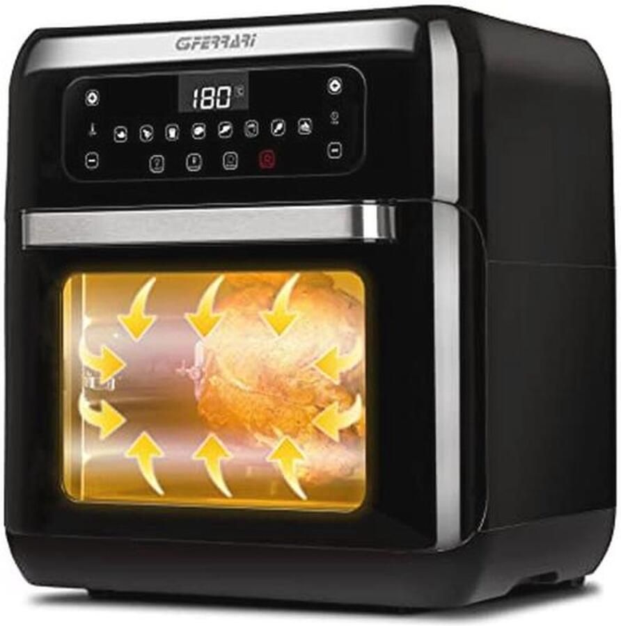Luchtfriteuse 11L met Digitaal Display en 9 Programma's Multifunctionele Airfryer 1500W