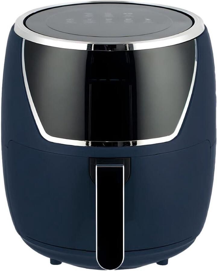 Luchtfriteuse Airfryer Frituurpan Gezond Koken 360° Heteluchtcirculatie 5 liter Blauw
