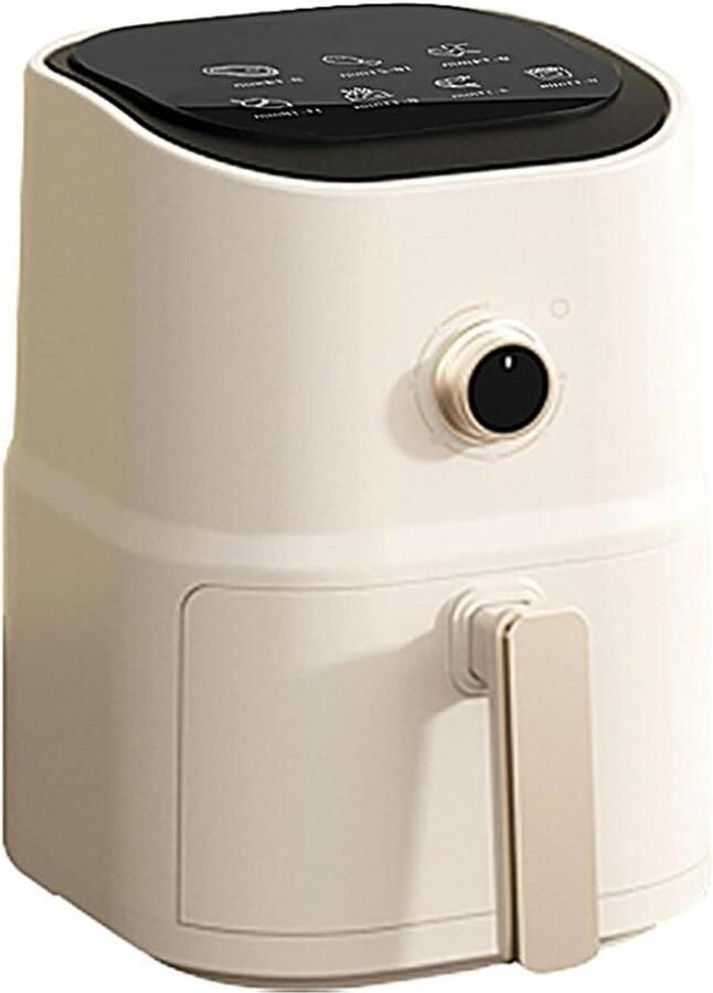 Luchtfriteuse Friteuse Gezond Koken 360° Hete Lucht 35 Liter Beige