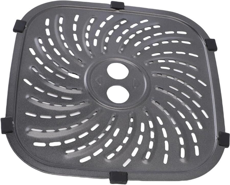 Luchtfriteuse Grillplaat Vervangend Paneelrek Veelzijdig Koken Roestvrij Staal 25x26x1 cm
