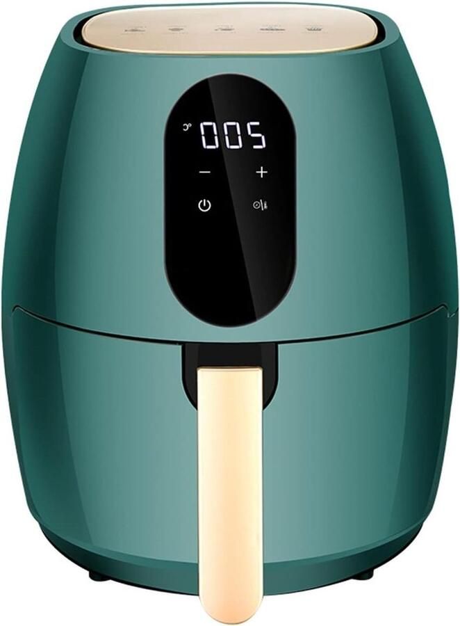 Luchtfriteuse Oven Elektrische Frituurpan Gezond Frituren Grote Capaciteit 65 Liter Donkergroen