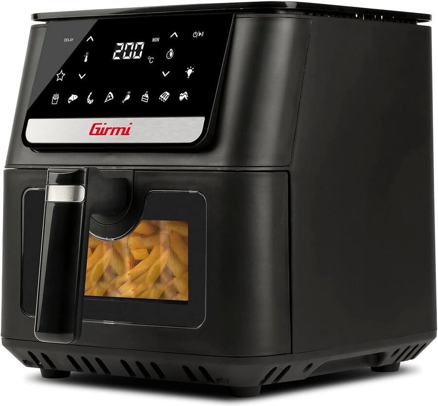 Luchtfriteuse XXL 6 5 Liter met 8 Programma's Digitale Airfryer 1700W