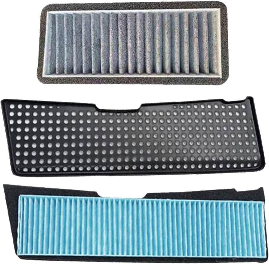 Luchtinlaat Grill Cover Ventilatie Bescherming Auto Interieur Efficiënte Luchtfiltratie 31 x 8 x 2 cm Zwart
