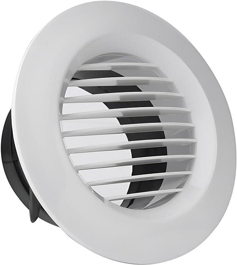 Luchtrooster Ventilatierooster Afzuigkap Ventilatie Verbeteren Stil en Decoratief 150 mm Wit