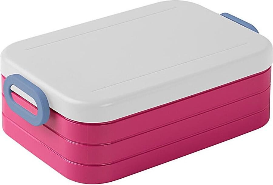 Lunchbox Take a Break Midi Lunchbox voor onderweg Voor 2 sandwiches of 4 sneetjes brood Maaltijdbereidingsbox Voedselbox met verdelers Vaatwasserbestendig 900 ml Limited Edition