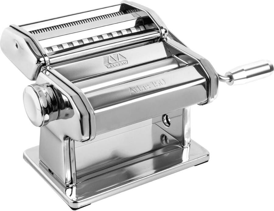 Luxe Handmatige Pastamachine van Staal voor Tagliatelle en Lasagne