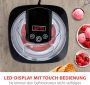 Luxe Ice Cream Maker Roomijs Frozen Yoghurt Sorbet etc 2L Zelfuitschakeling RVS Zilver Duurzame Ijsmachine - Thumbnail 1