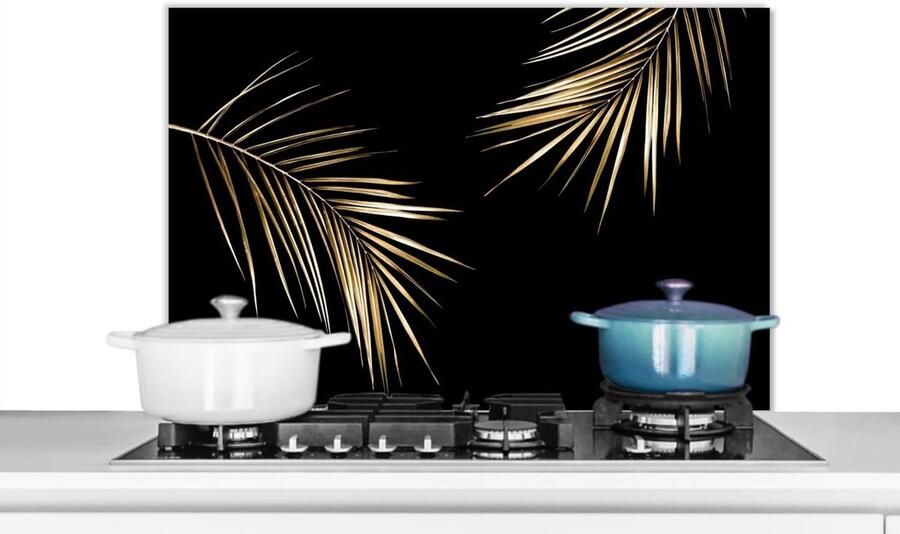 Luxe Spatscherm Keuken Aluminium 80x55 cm Hittebestendig Voor Achterwand Fornuis