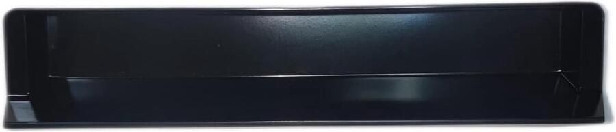Luxe Vetopvangbak Schoon Werkblad Plancha Grillen Duurzaam Plastic 60x29x9.5 cm Zwart