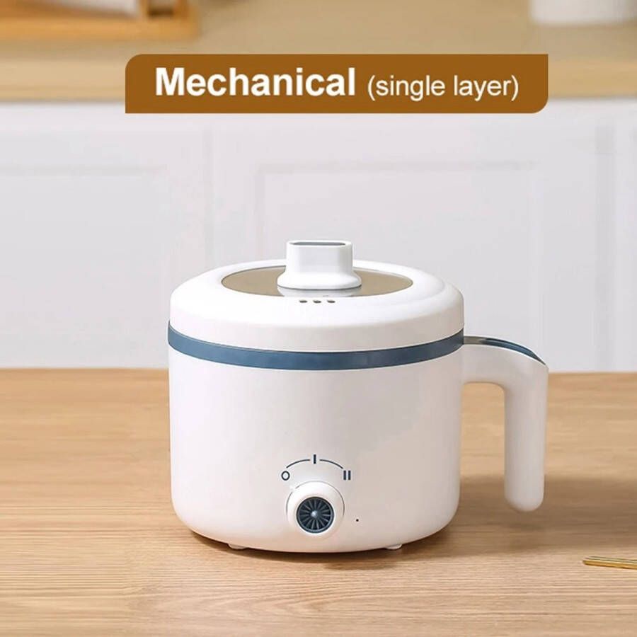 Lynly 220V Multicooker Draagbare Elektrische Hot Pot 1.7L Rijstkoker Draagbare Multifunctionele Mini Cooker Timerfunctie
