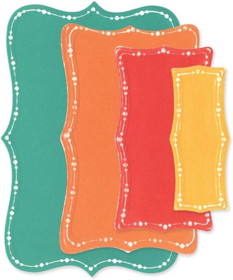 Maak Unieke Kaarten met Snijmatrijs Set voor Notities en Frames