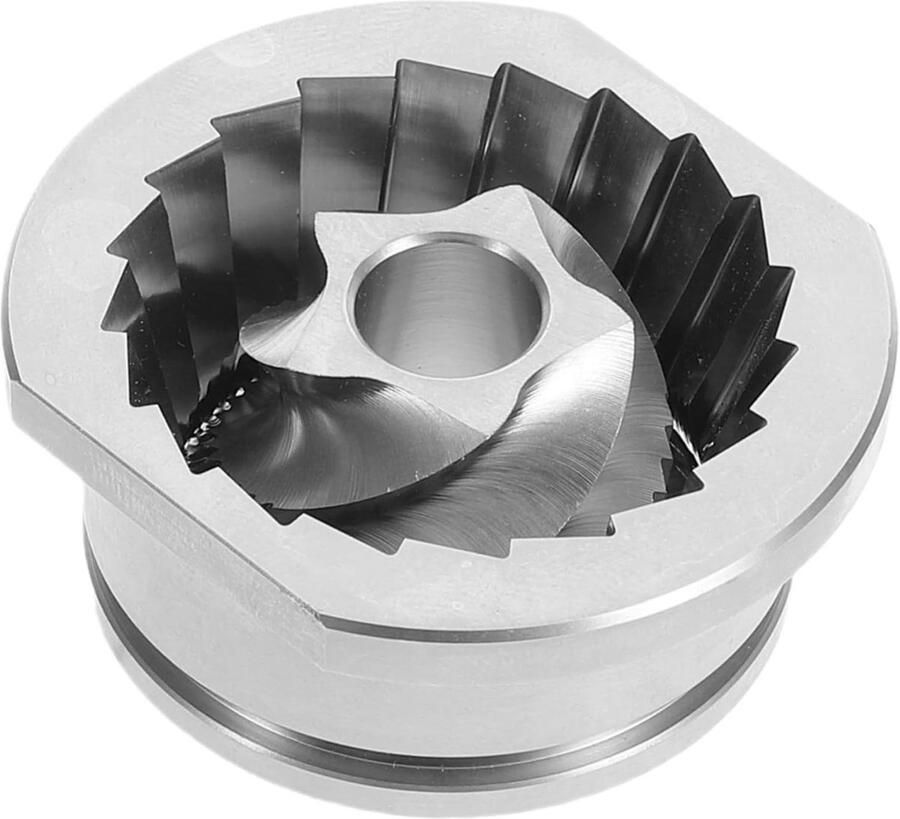 Maalschijf Vervanging Koffiemolen Onderdeel Espresso Bereiding Roestvrijstaal Conisch Ontwerp 41x48x20 millimeter Zilver