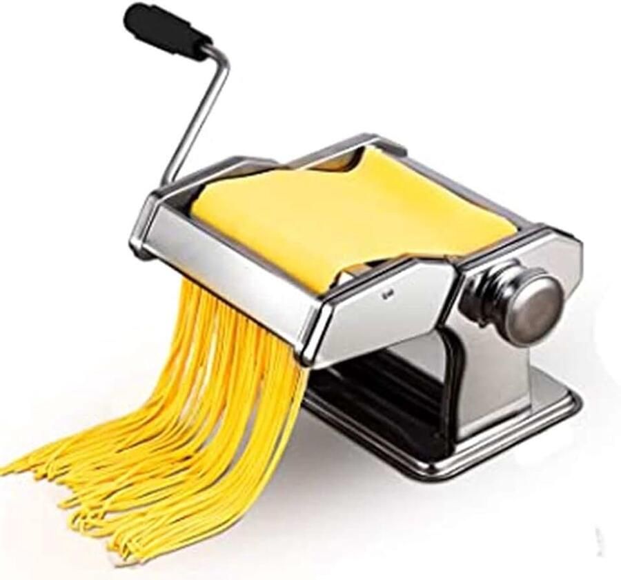 Machine Huishoudelijke Handleiding Rvs Noedel Druk Dubbele Mes Split Noedelpers Dubbele Mes Volledige Machine voor Spaghetti