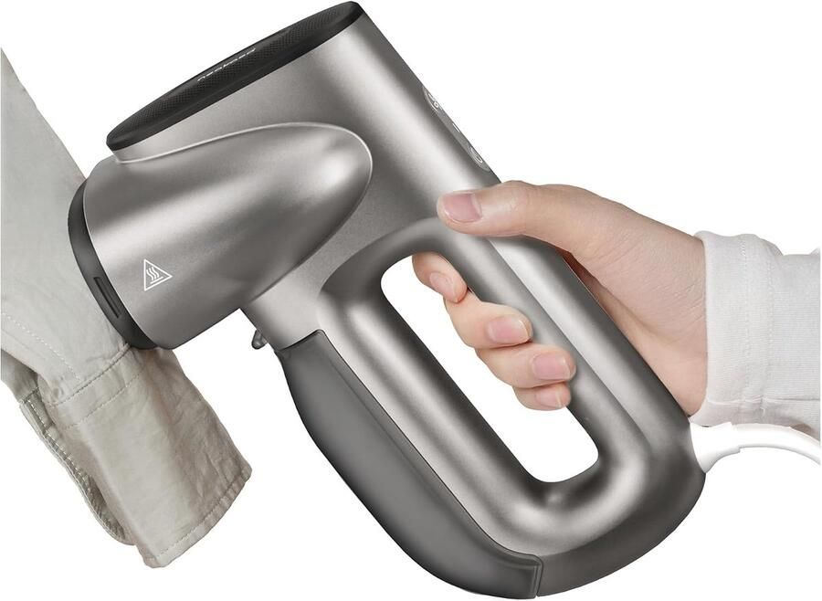 Magic 1 Steamer Stoomstrijkijzer met zuigfunctie draagbare reisstoomstrijkijzer 2300 Pa zuigvermogen grote afneembare watertank opwarmen in 30 seconden stoomstrijkijzer 2-in-1 (220 V-241