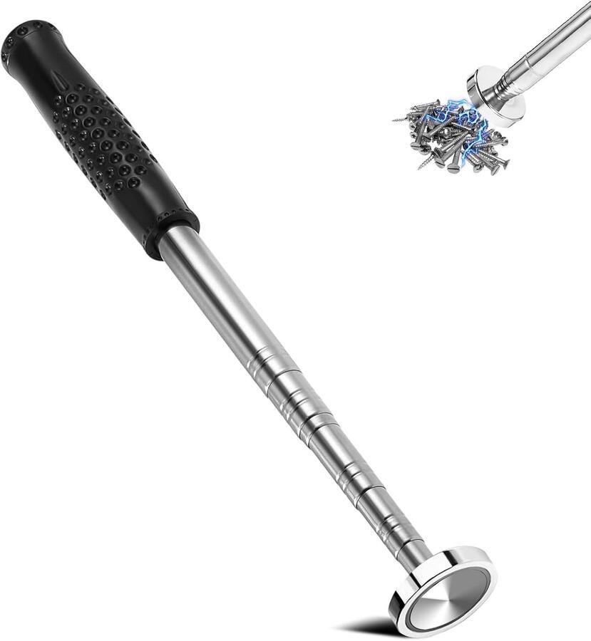 Magneet magnetisch uittrekbaar van 23 tot 104 cm Maximaal gewicht van ca. 16 kg 35 pond magnetische telescopische staaf magnetische stang gereedschap voor nagels