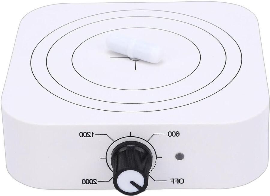 Magneetroerder Laboratorium Roerplaat Mini Vloeistoffen Mengen Compact Formaat 1 Liter Capaciteit Wit