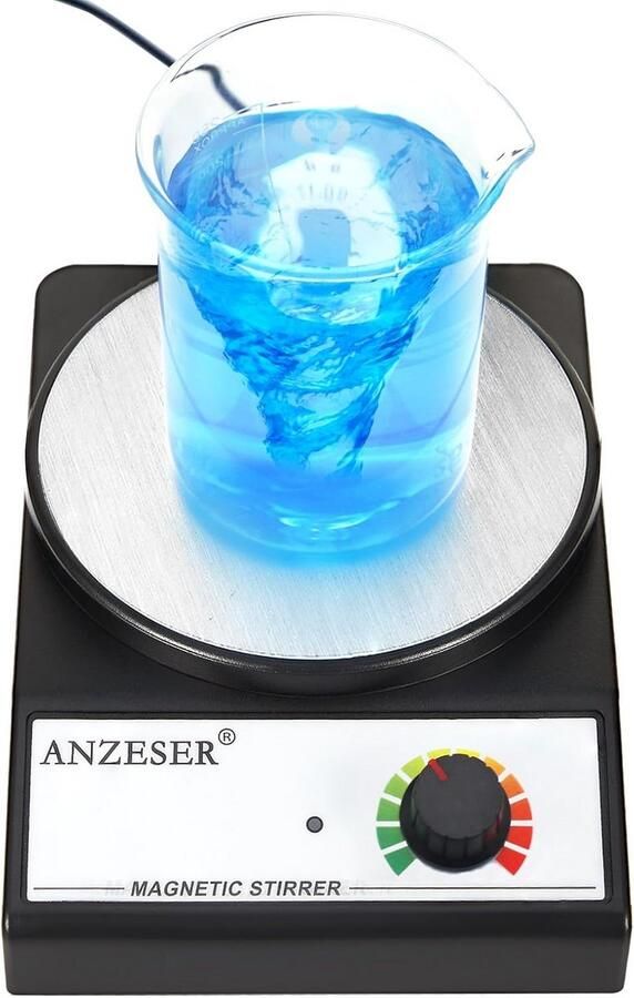 Magneetroerder met Magnetische Roerstaafjes tot 3000 tpm Ideaal voor Laboratorium en Brouwen (3000 ml)