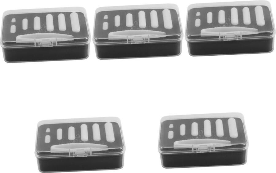 Magneetroerder Set Roerstaafjes Mixers Laboratorium Mengen Chemisch Bestendig PTFE 3.5 x 0.8 cm Wit