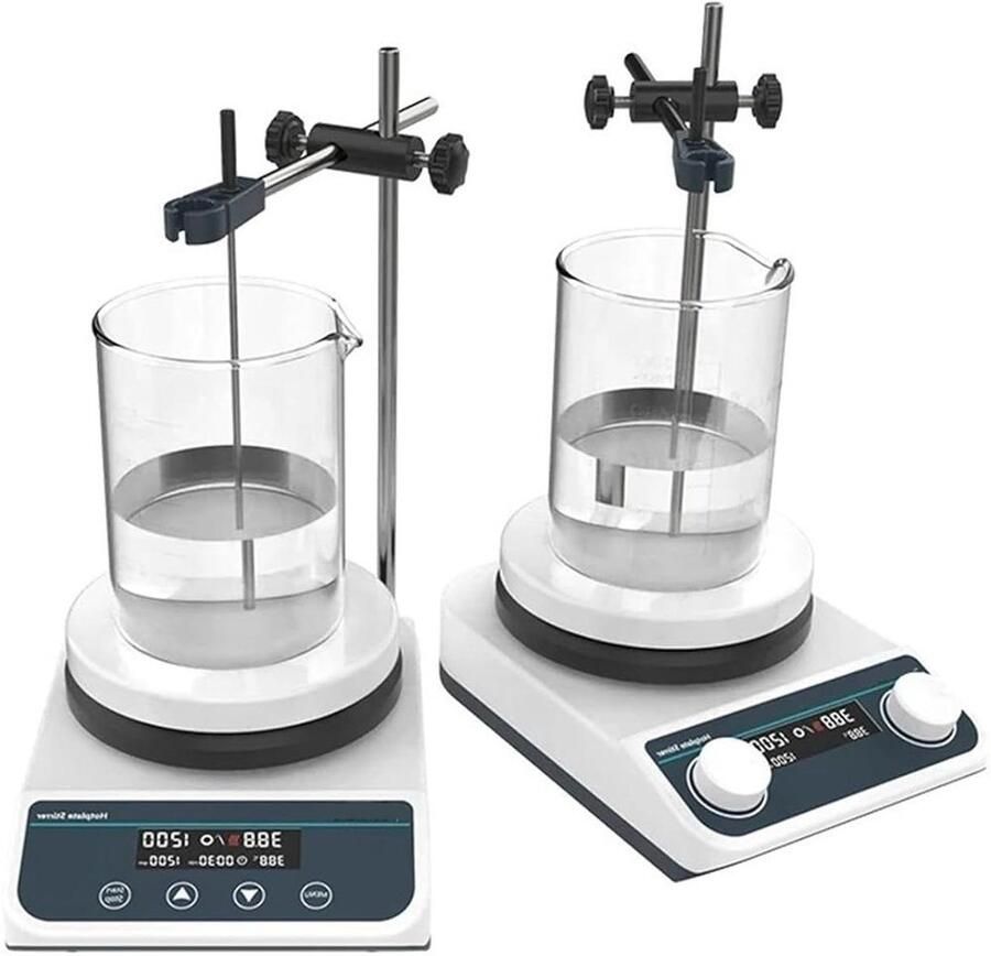 Magneetroerder Verwarmende mixer Laboratorium mengen Digitaal display 20 liter Wit